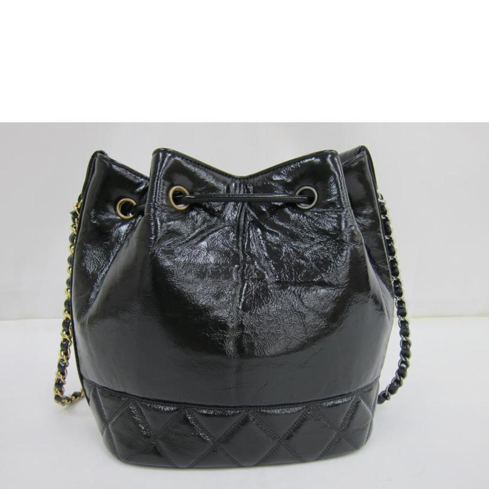 Chanel Cocomark Bag Shoulder Matelasse String Black Draw